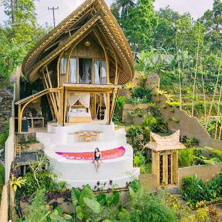 Villa Danaswari Bali Bamboo House Selat Exterior foto