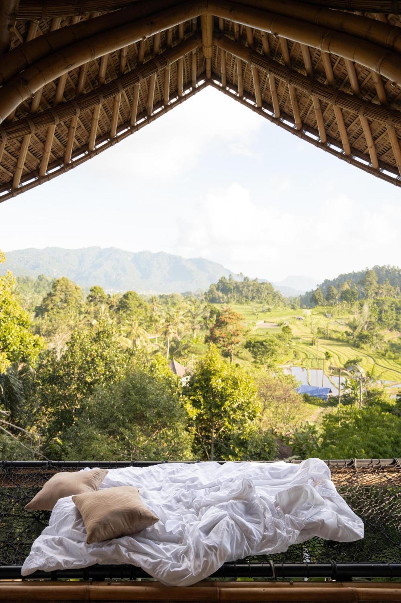 Villa Danaswari Bali Bamboo House Selat Exterior foto